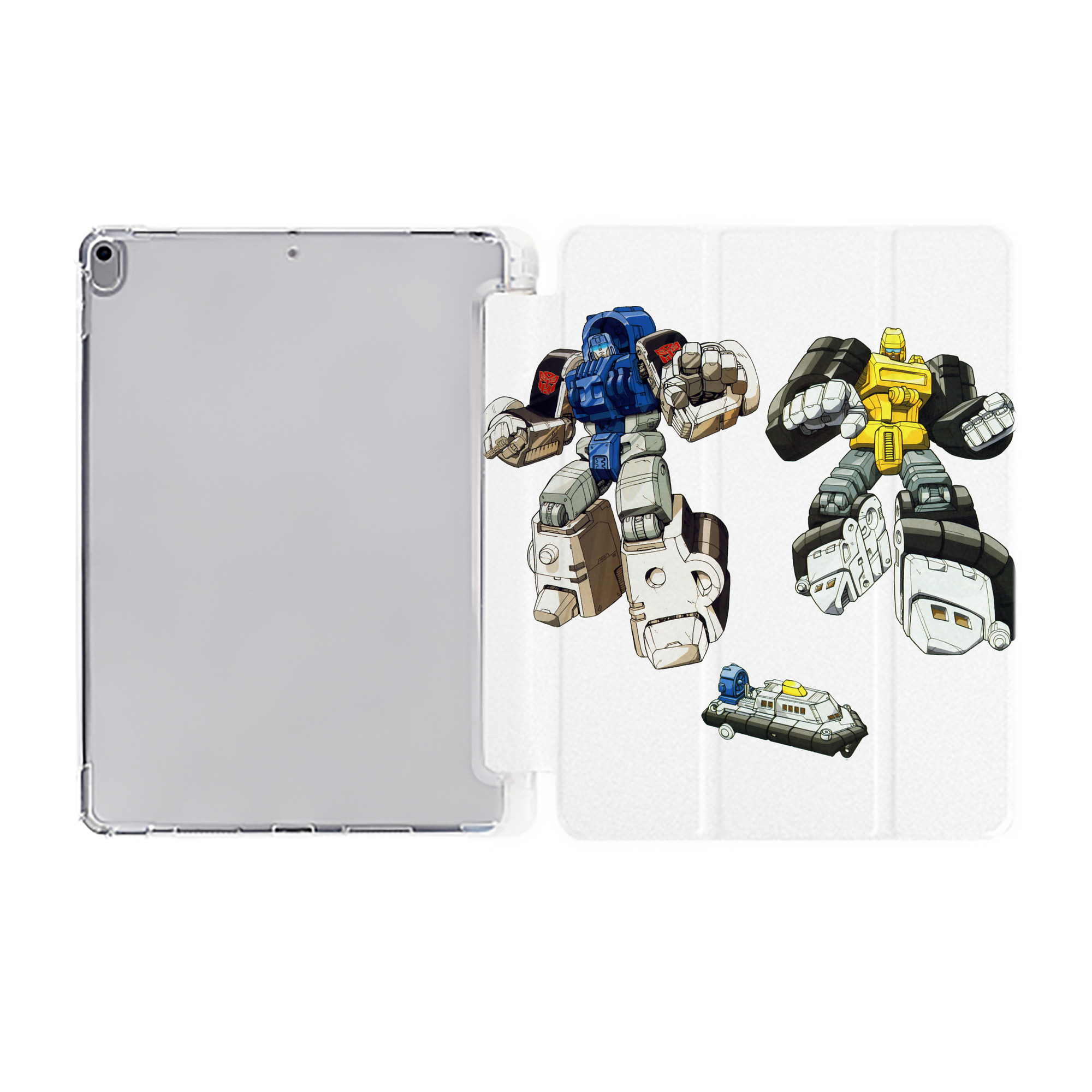 （画像用）  IPad ケース ペン収納付き 三つ折りスタンド PUレザー×シリコン 対応機種9.5/10.5/10.9インチ